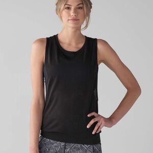 Lululemon | Breeze By Muscle Tank | Black | Size 8